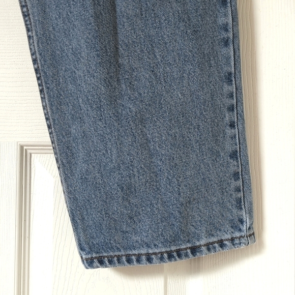 Calvin Klein 90's Vintage Medium Wash Tapered Leg Easy Fit Denim Jeans 38 x 30 - Picture 16 of 16